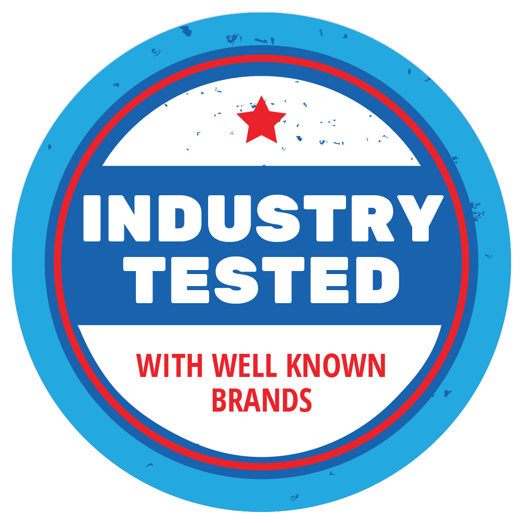 Industry Tested with well known brands